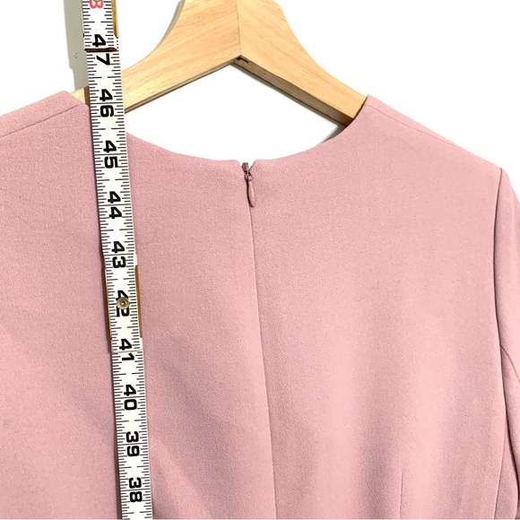 L.K.Bennett Rosala Dress in Lavender Size 6 Fit and Flare Midi Dress Minimalist - Picture 5 of 13